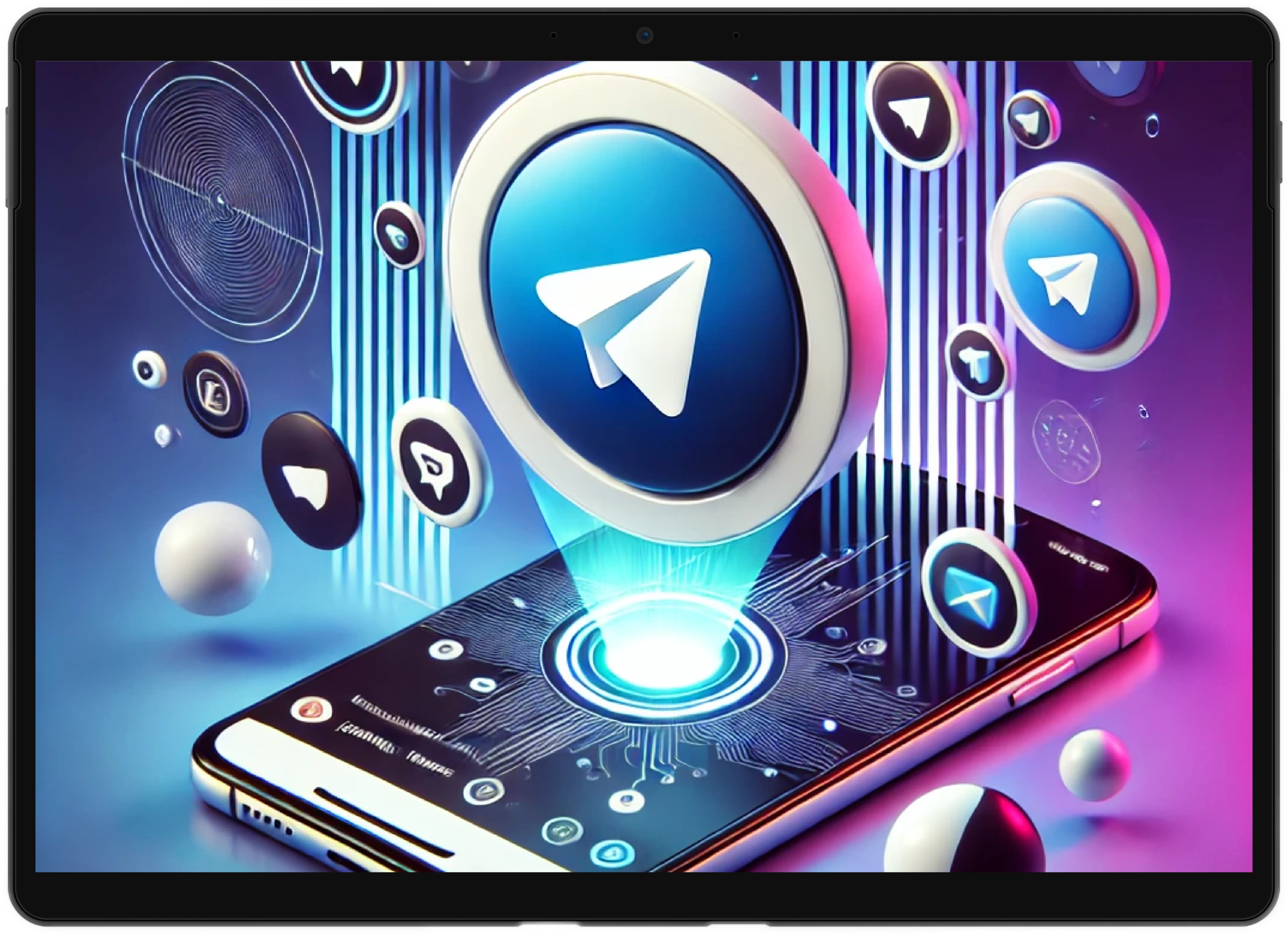 Application interface displaying real-time product notifications and updates for clients.