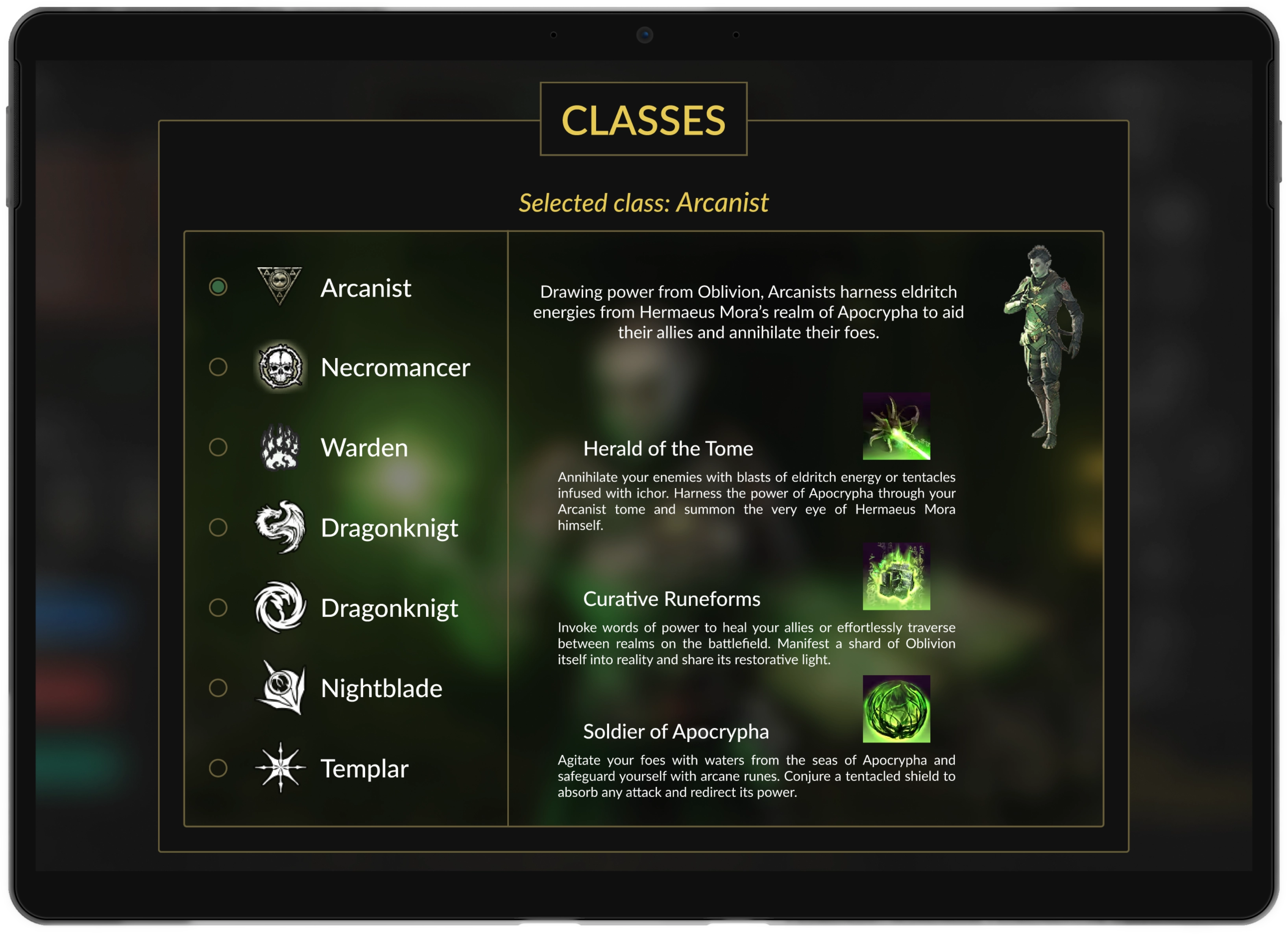 Web app features for improving ESO gameplay with customized suggestions for gear, skills, and consumables.