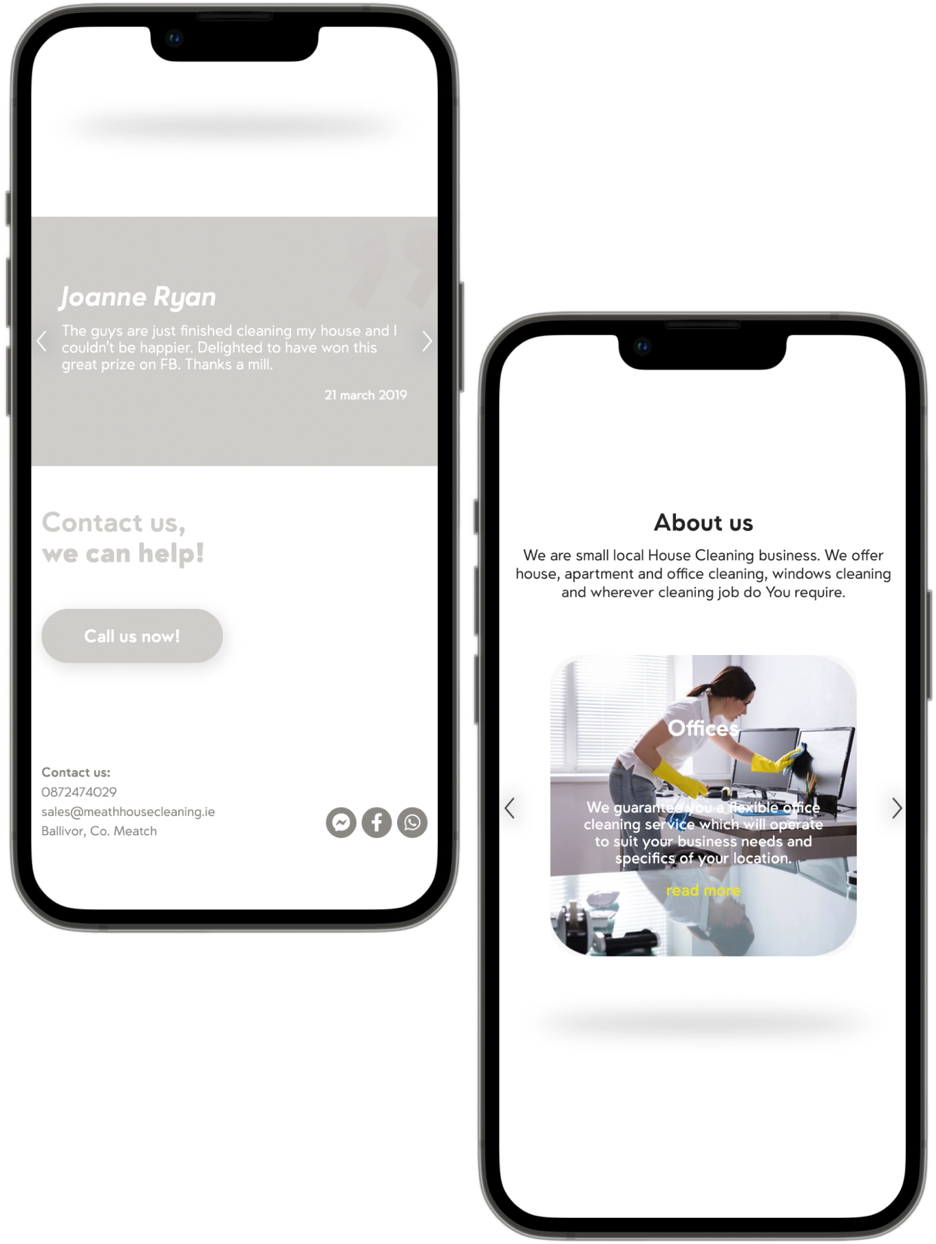 Custom web development interface showcasing modern, responsive solutions for businesses.